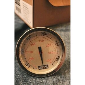 New In Box Weber Lid Thermometer Genesis Summit Grills Metal Tab Older Grills OE